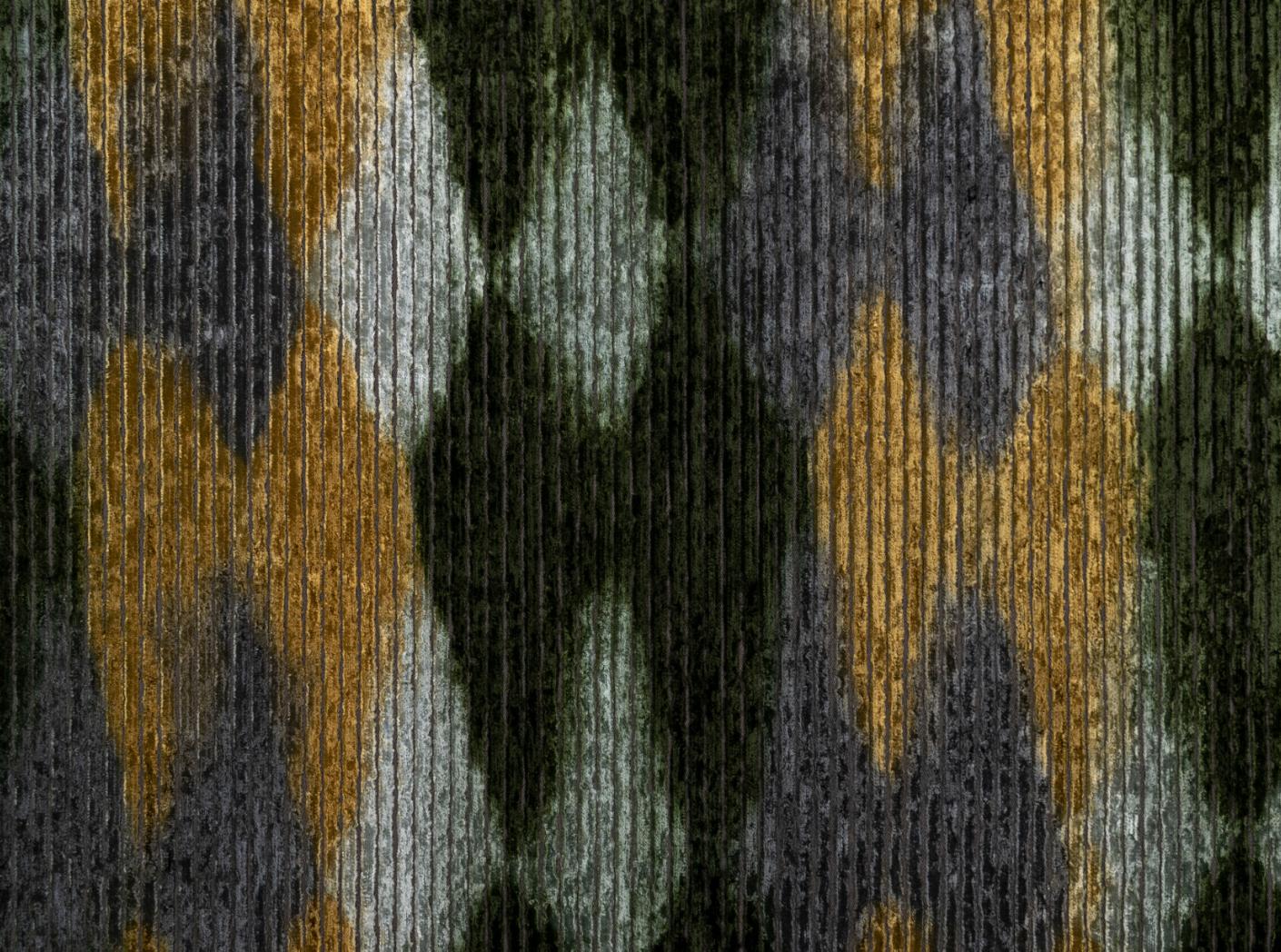 Kangas Barok Stripe 503 Verde Kangas Barok Stripe 503 Verde