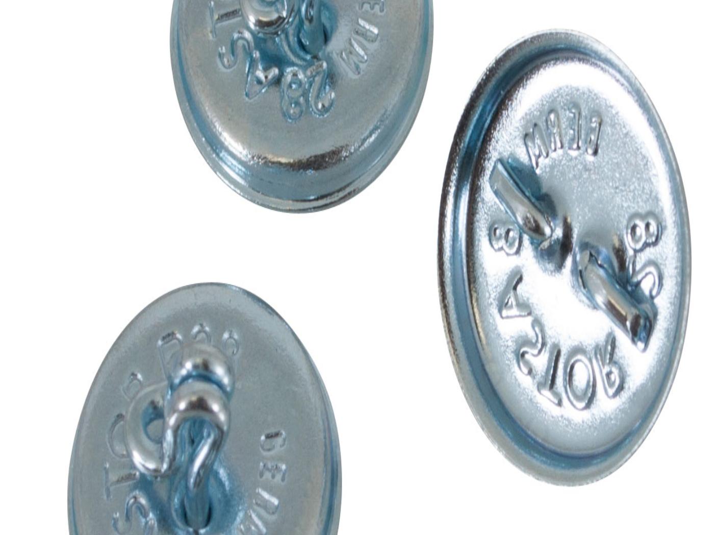 NAPPIAIHE A 28 alaosa koukulla Ø15,2mm 1000kpl/pakk. NAPPIAIHE A 28 alaosa koukulla Ø15,2mm 1000kpl/pakk.