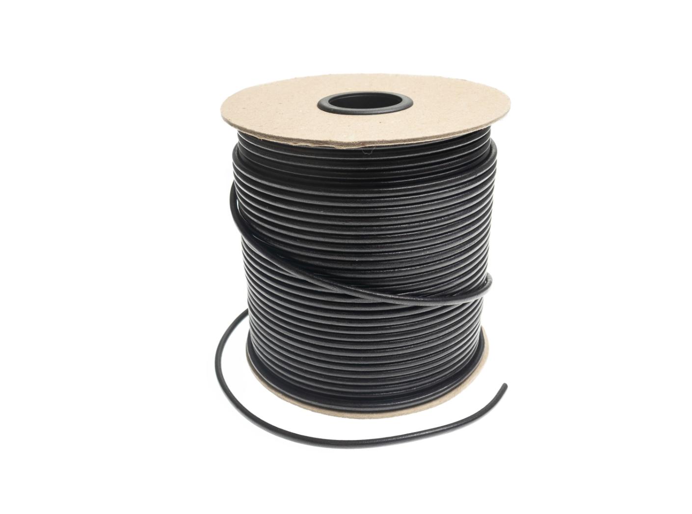 Nahkanyöri 3mm Musta , 10m/pakk Nahkanyöri 3mm Musta , 10m/pakk
