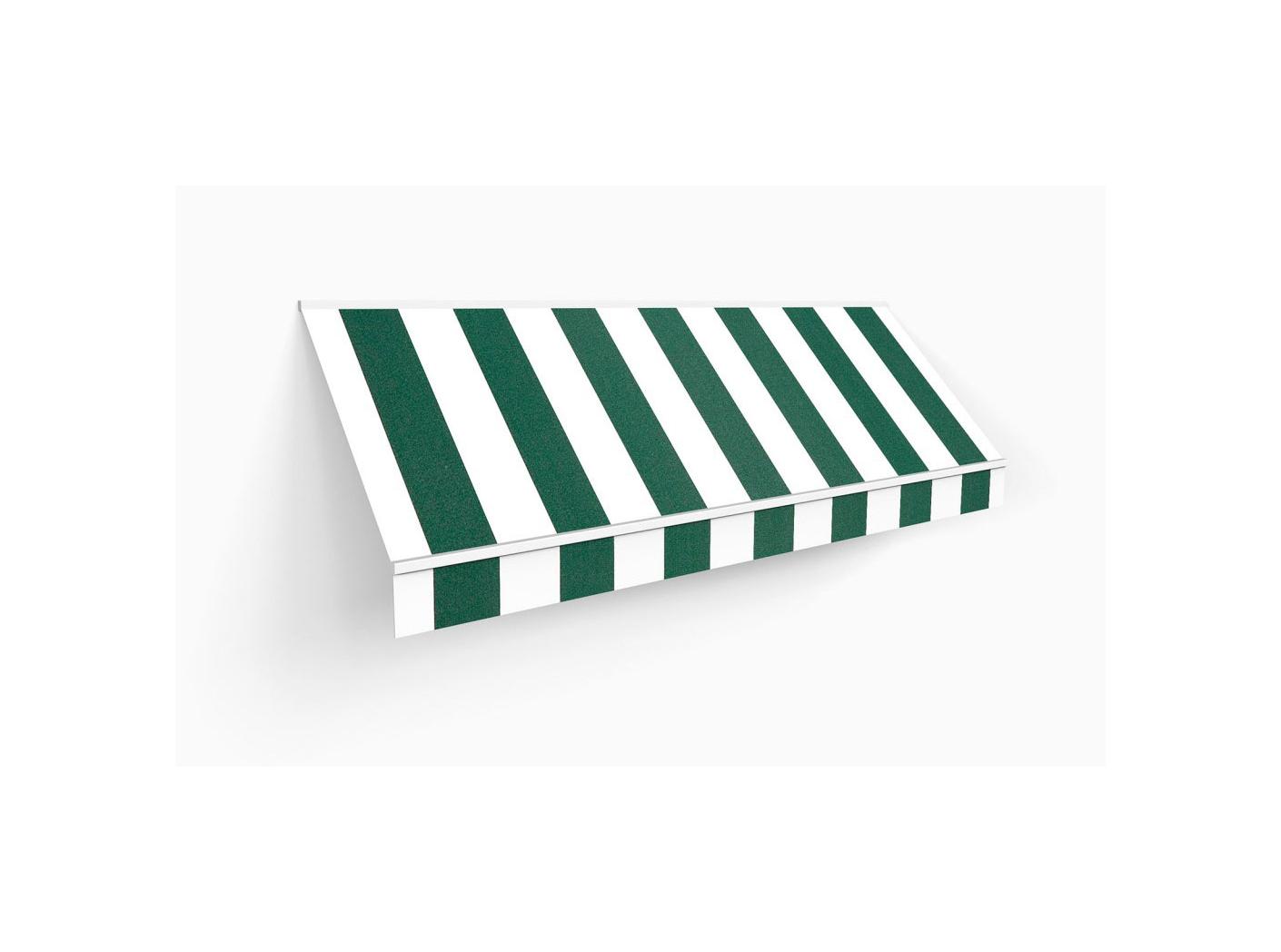 Markiisikangas Docril Stripe 019 White/Green Markiisikangas Docril Stripe 019 White/Green