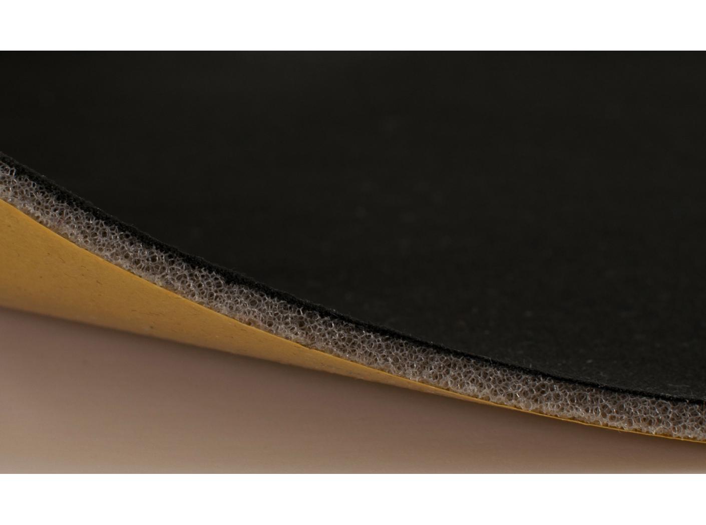 Laminoitu Polyester 150 cm 2,9mm musta liimalla Laminoitu Polyester 150 cm 2,9mm musta liimalla