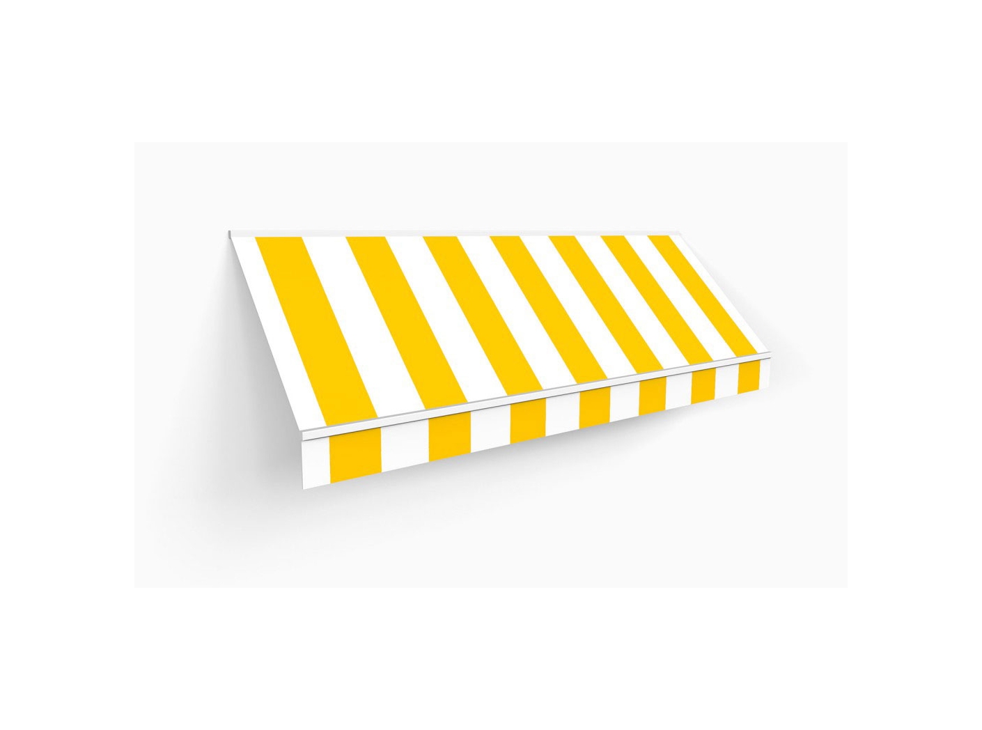 Markiisikangas Docril Stripe 011 White/Yellow Markiisikangas Docril Stripe 011 White/Yellow