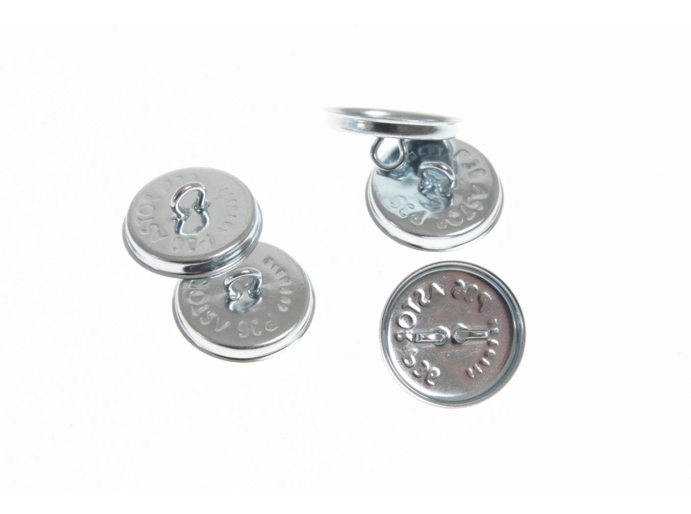 NAPPIAIHE A 36 alaosa lenkillä Ø 19,1mm 1000kpl/pakk. NAPPIAIHE A 36 alaosa lenkillä Ø 19,1mm 1000kpl/pakk.