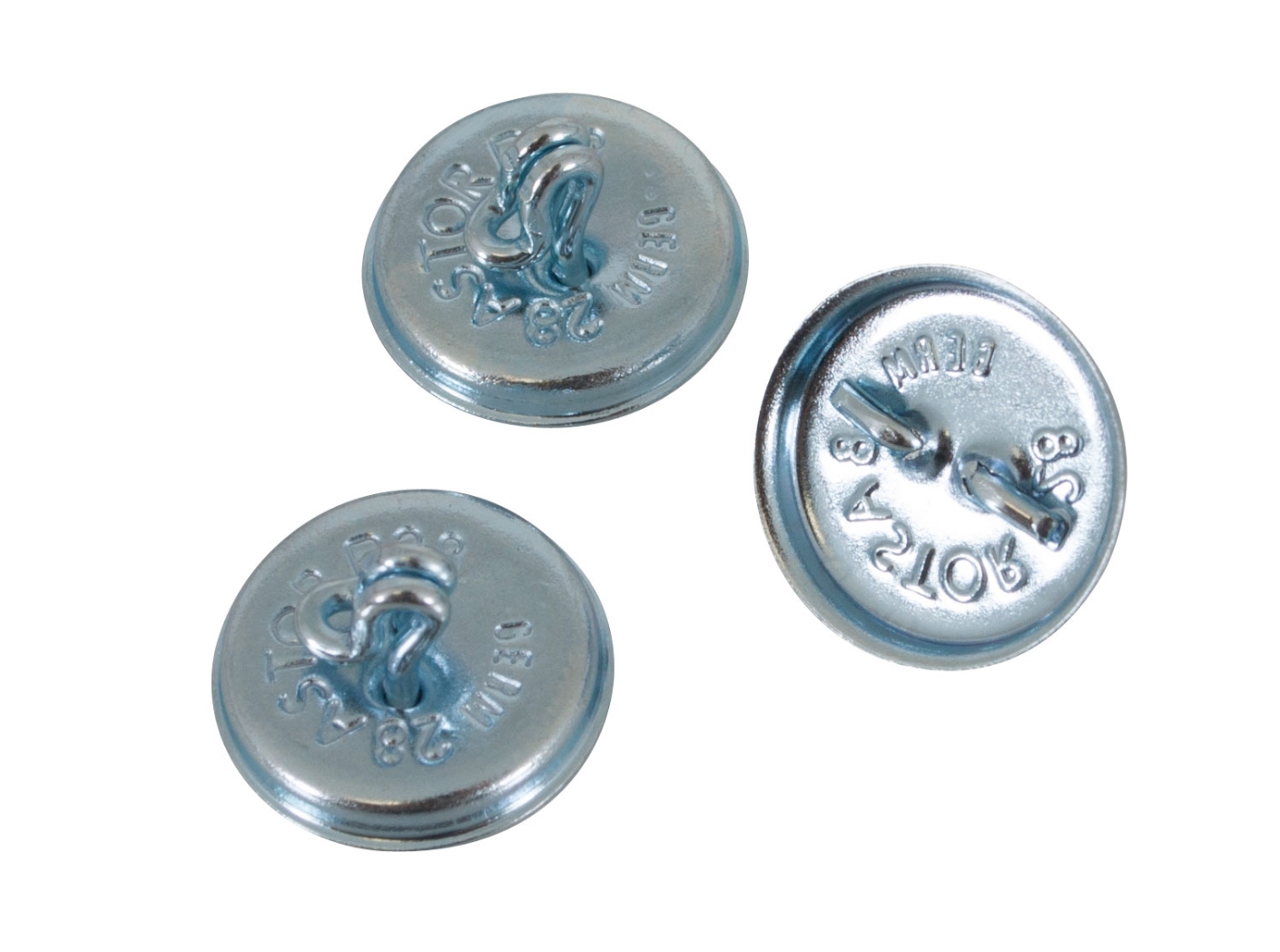 NAPPIAIHE A 28 alaosa koukulla Ø15,2mm 1000kpl/pakk. NAPPIAIHE A 28 alaosa koukulla Ø15,2mm 1000kpl/pakk.
